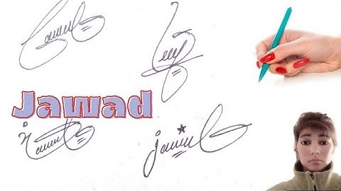 Jawad sign style#only jawad signature style#name signature with arooj