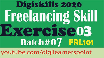 Freelancing Exercise 3 Batch 7-Solution-Digiskills 2020-FRL101