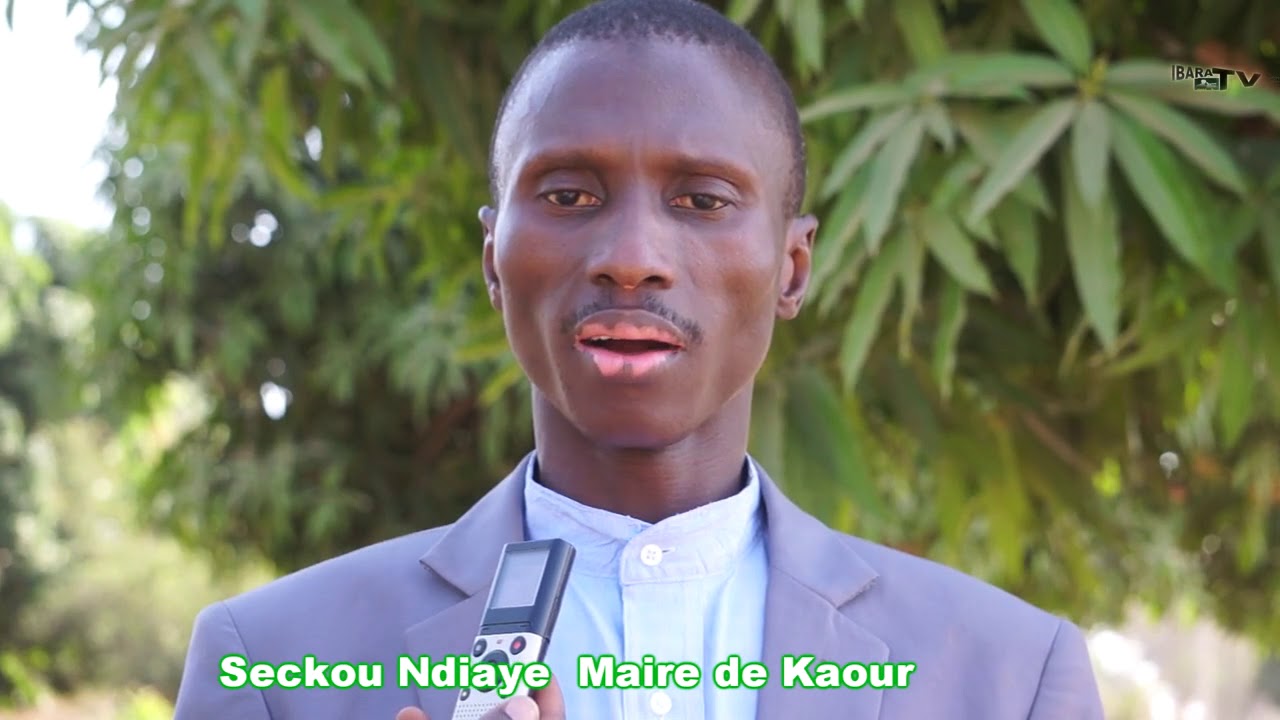 le Maire de kaour : les fils de la   commune de kaour pensent leurs   village