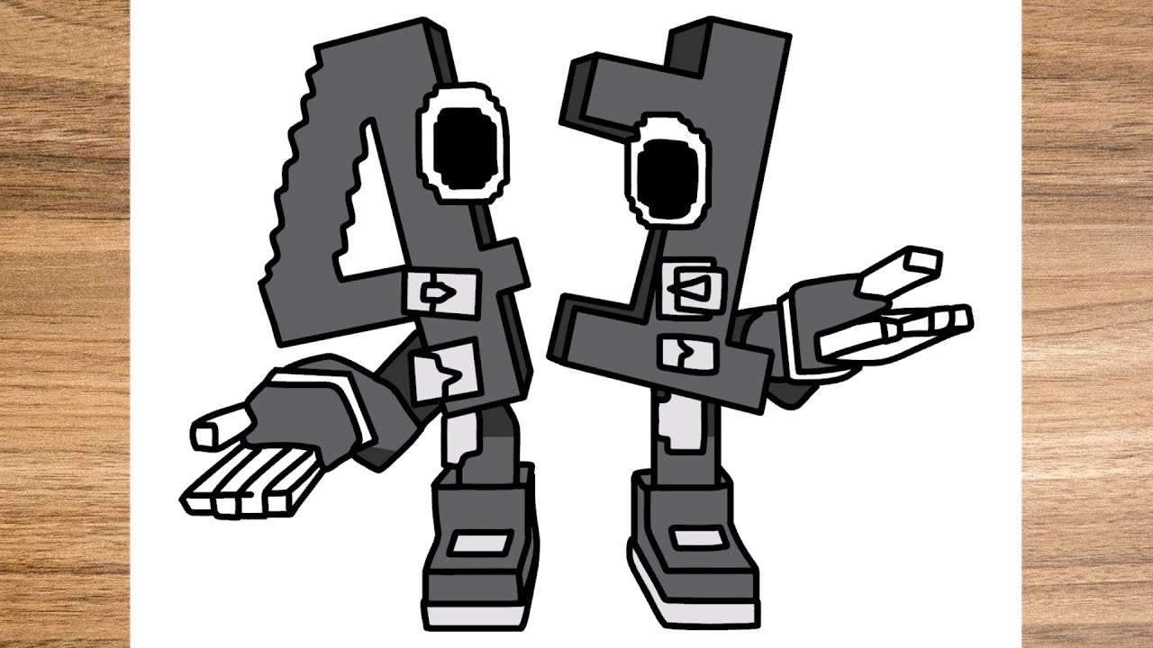 Как нарисовать 41 Steal a Brainrot