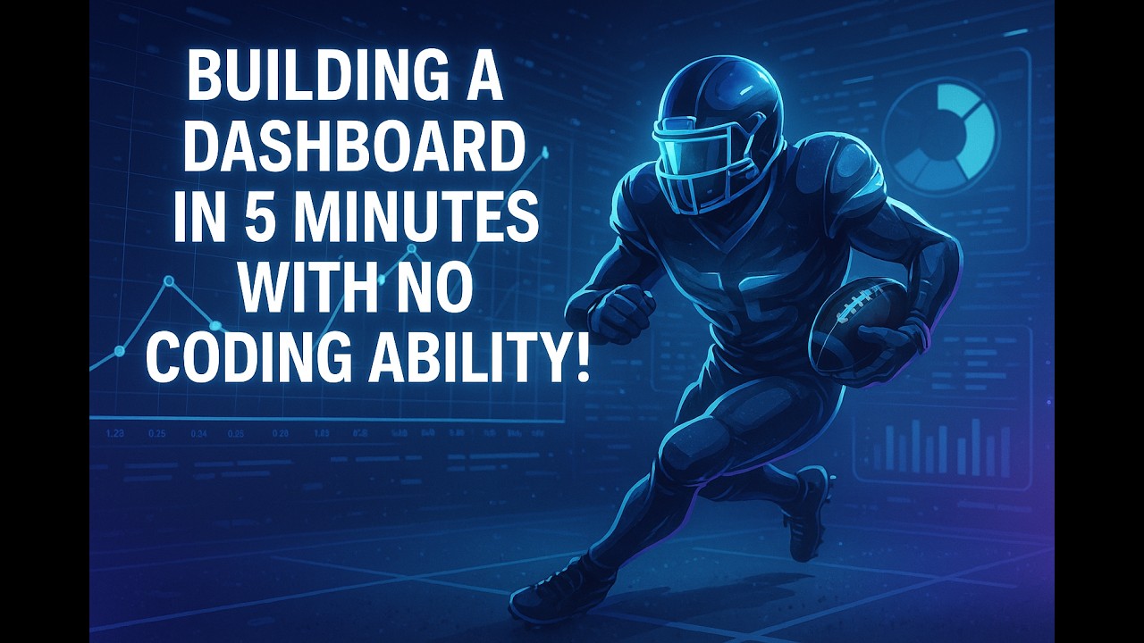 Building A Dashboard in 5 Minutes With No Coding Ability! - YouTube