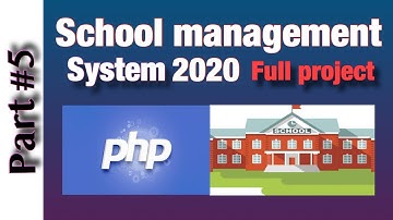 How to Create School Management System Part 5 (Class ,  INSERT, UPDATE & DELETE with Modal PopUp)