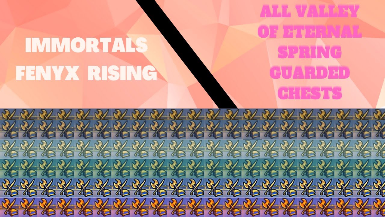 All Valley Of Eternal Spring Guarded Chests Immortals Fenyx Rising