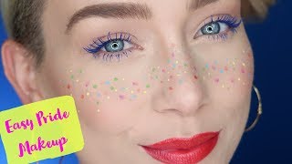 Pride Makeup - Rainbow Freckles