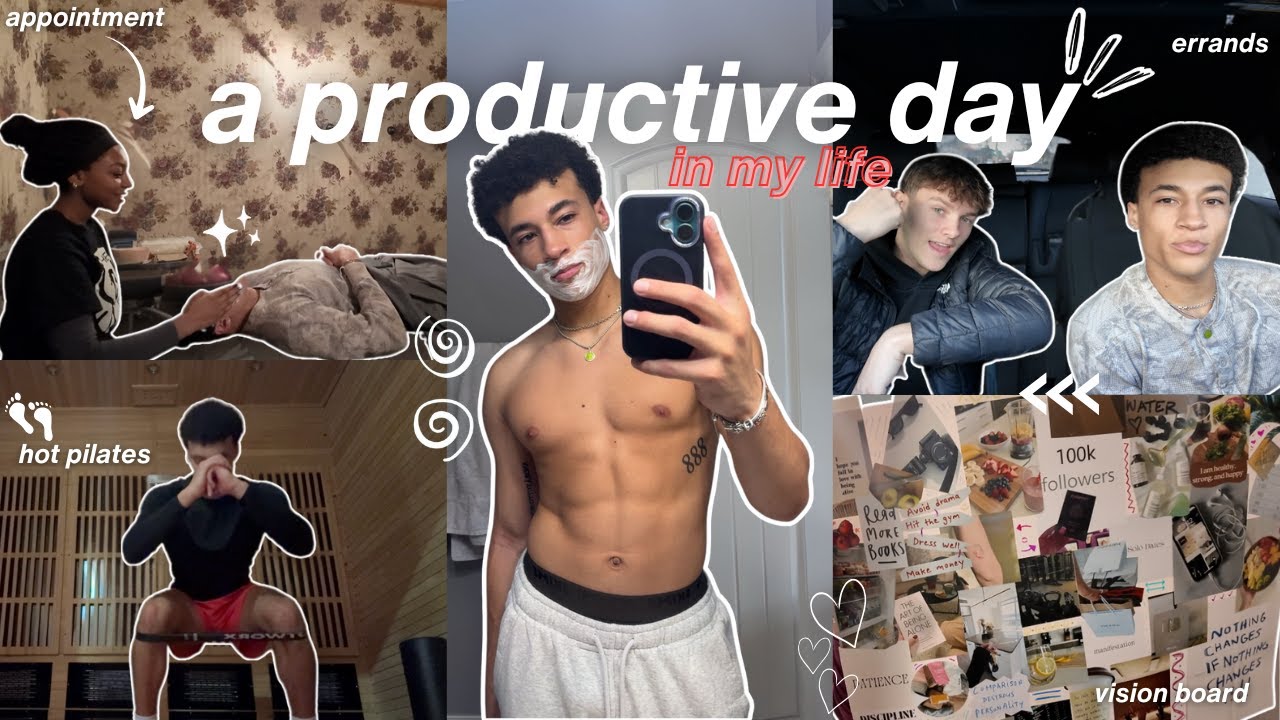 a productive day in my life | self care, workout, errands, friends ...