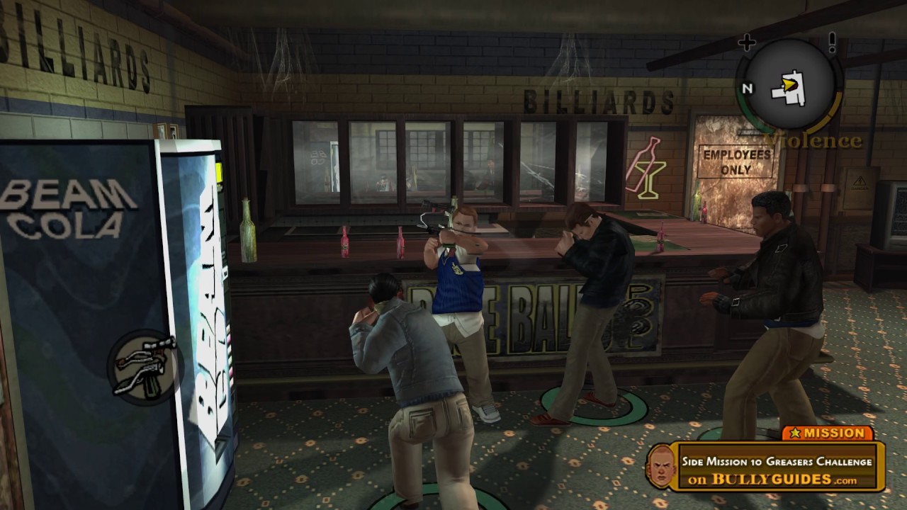 Greasers Challenge - Side Mission 10 - Bully: Scholarship Edition