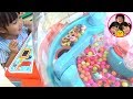 500円チャレンジ！　ゲームセンターで遊んだよ！　HUGっと！プリキュア　おもちゃ　お出かけまりちゃん　4歳　2歳