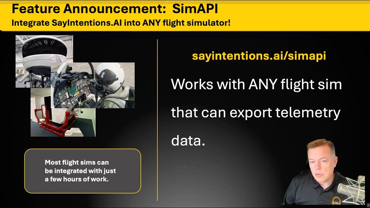 Sayintentions Api Key Feature Announcement: SimAPI -- Connect SayIntentions.AI to ANY flight ...