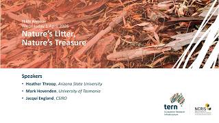 TERN Webinar | Nature's Litter, Nature's Treasure