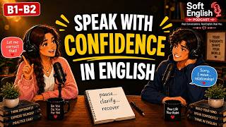 How To Communicate With Confidence in English | Real English Conversation | Soft English Podcast screenshot 3