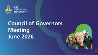 Council of Governors Meeting - 25 June 2026