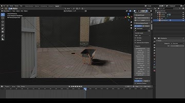 Blender 2.8 VFX Motion Tracking Begginer Tutorial [No voice]