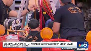 OSHA investigating after death of contractor trapped in Downers Grove storm sewer