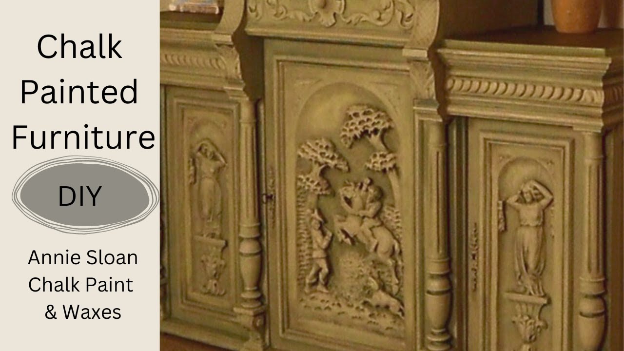 Chalk painting furniture with decorative finishes. Chalk Paint wash