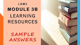 LDM2 Module 3B with Sample Answers / Teacher Mom Net Worth