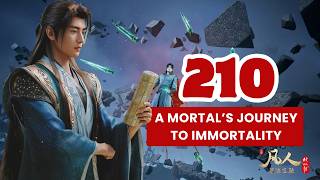 💥Mortal's Journey to Immortality Episode 210 | Donghua 3D Chinese Anime. #immortaljourney