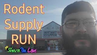 Tractor Supply Run | Rodent Supplies #tntballs #rodentbreeding #rats