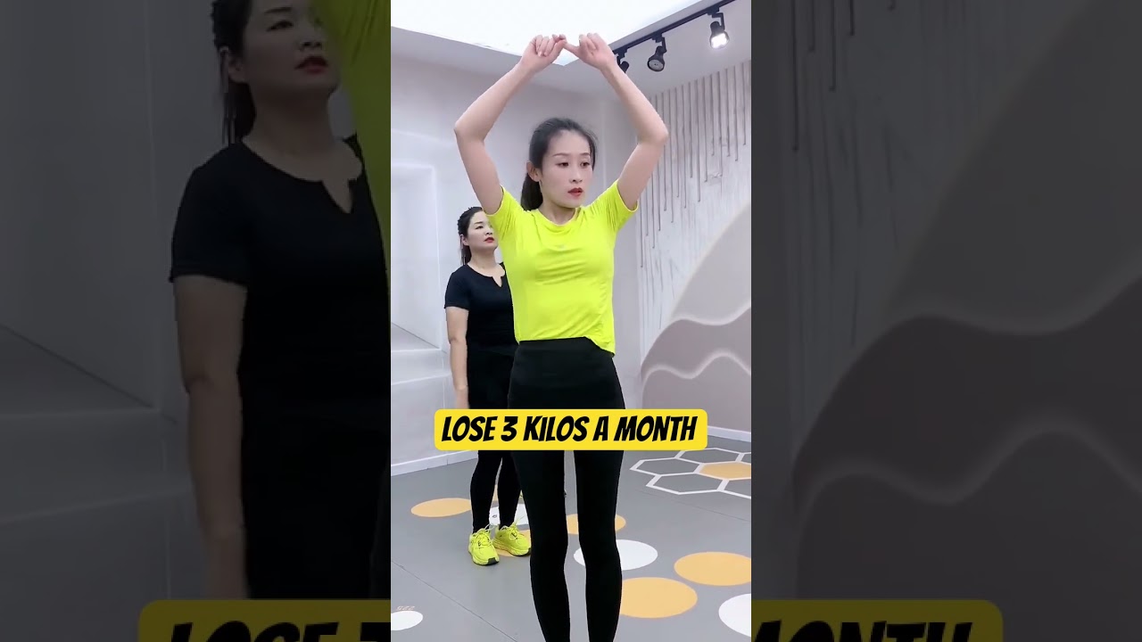 Basic Chinese exercise to lose 3kg in a month!  your body by bounce your pelvis left right 