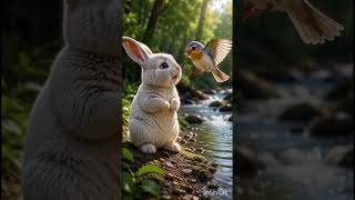 😢 खरगोश और सोने का सिक्का | Emotional Animal Story | AI Story #shorts