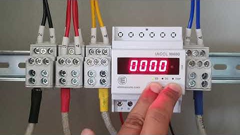 How to Program Elmeasure ACCL 1P 32A (iACCL M400)