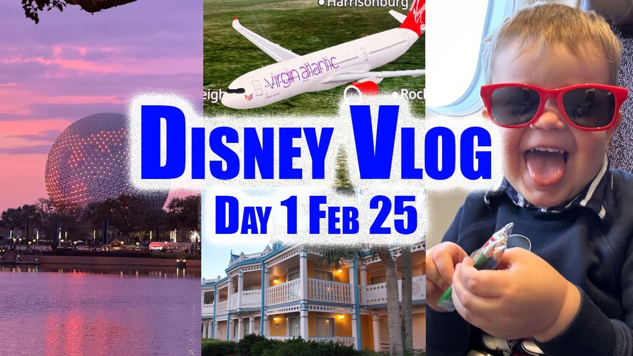 Travel Day Walt Disney World Orlando Vlog | Caribbean Beach Resort | EPCOT