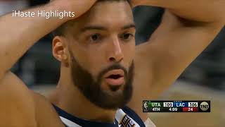 Rudy Gobert offensive foul in crucial quarter