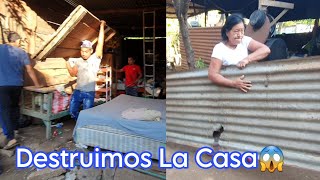 Desbaratamos Todo Lo Viejo De La Casa‼️Vean Como Va Quedando Todo Tia ODI se Puso Pilas