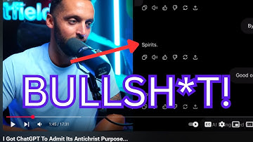 ⚠️ Did Kap Chatfield really get chatGPT to admit its antichrist purpose? (This is important!)