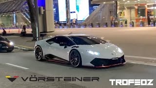 The Craziest Sounding Lamborghini in Singapore : Vorsteiner Novara Huracan w\/ Race Exhaust!