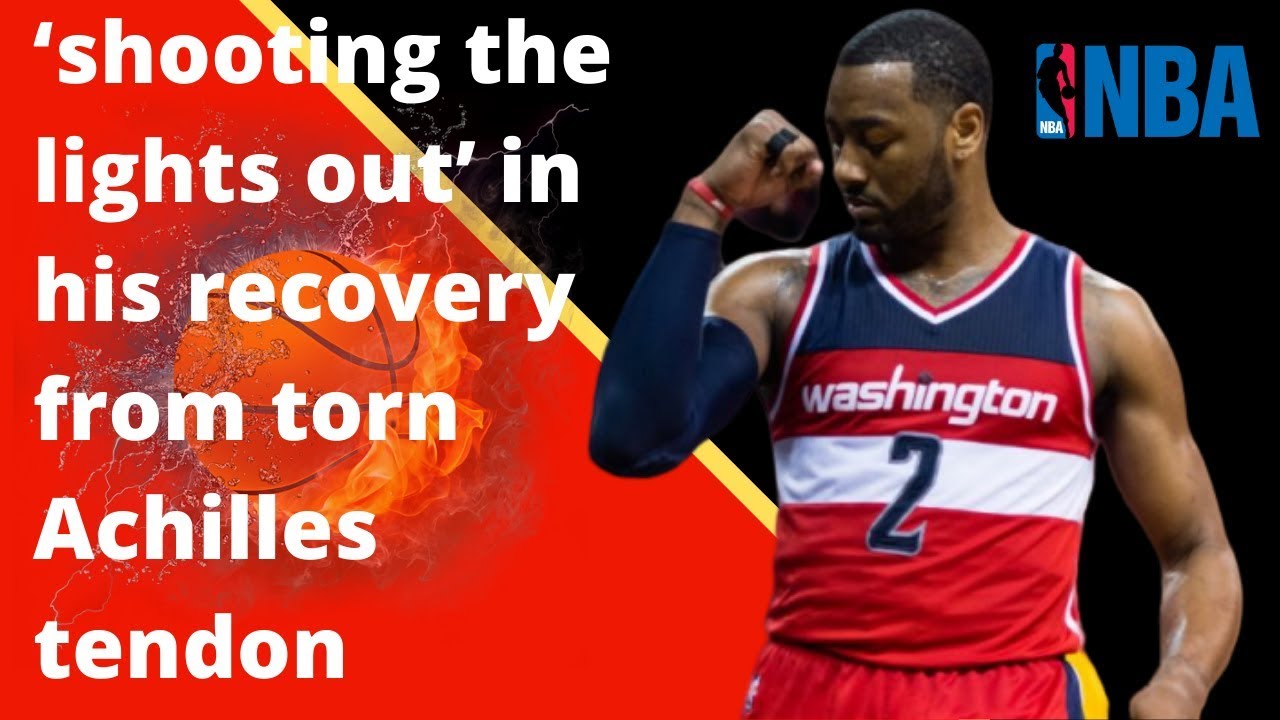 john wall in his recovery from torn achilles tendon