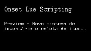 Onset Lua Scripting - Inventory System [in Progress]