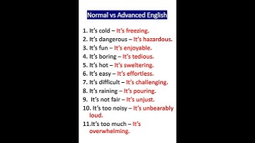 Upgrade your English with these advanced alternatives to everyday phrases.