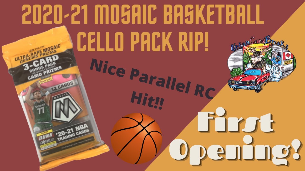 2020-21 Panini Mosaic Basketball Cello Pack - Nice Parallel RC and More!