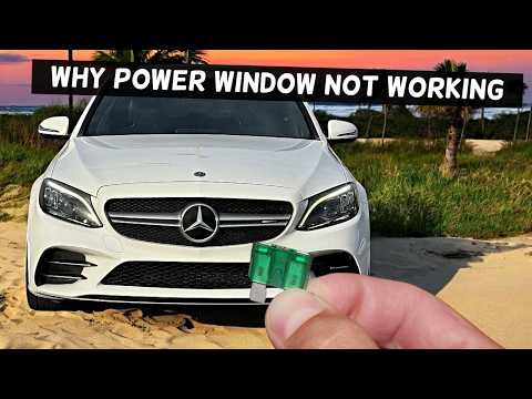 WHY POWER WINDOW DOES NOT WORK MERCEDES W205 C300 C400 C450 C43 C63 C250 C200 C180 C160 C180d C200d
