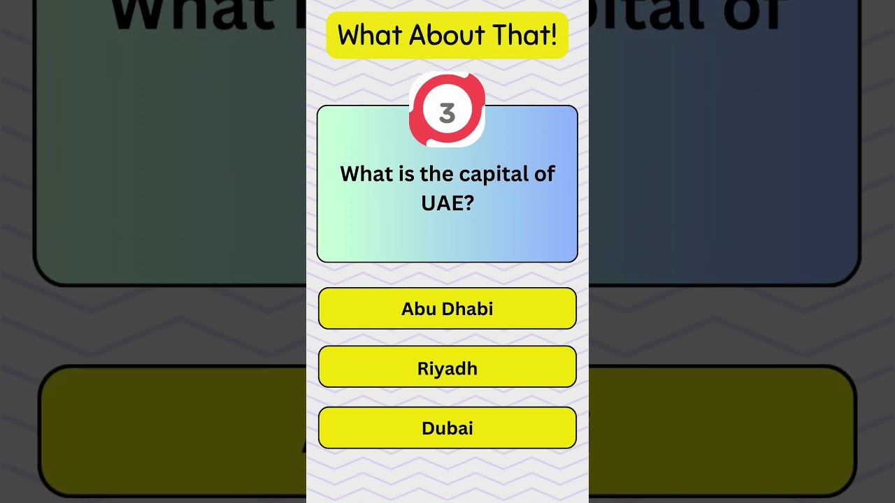 What is the capital of UAE?