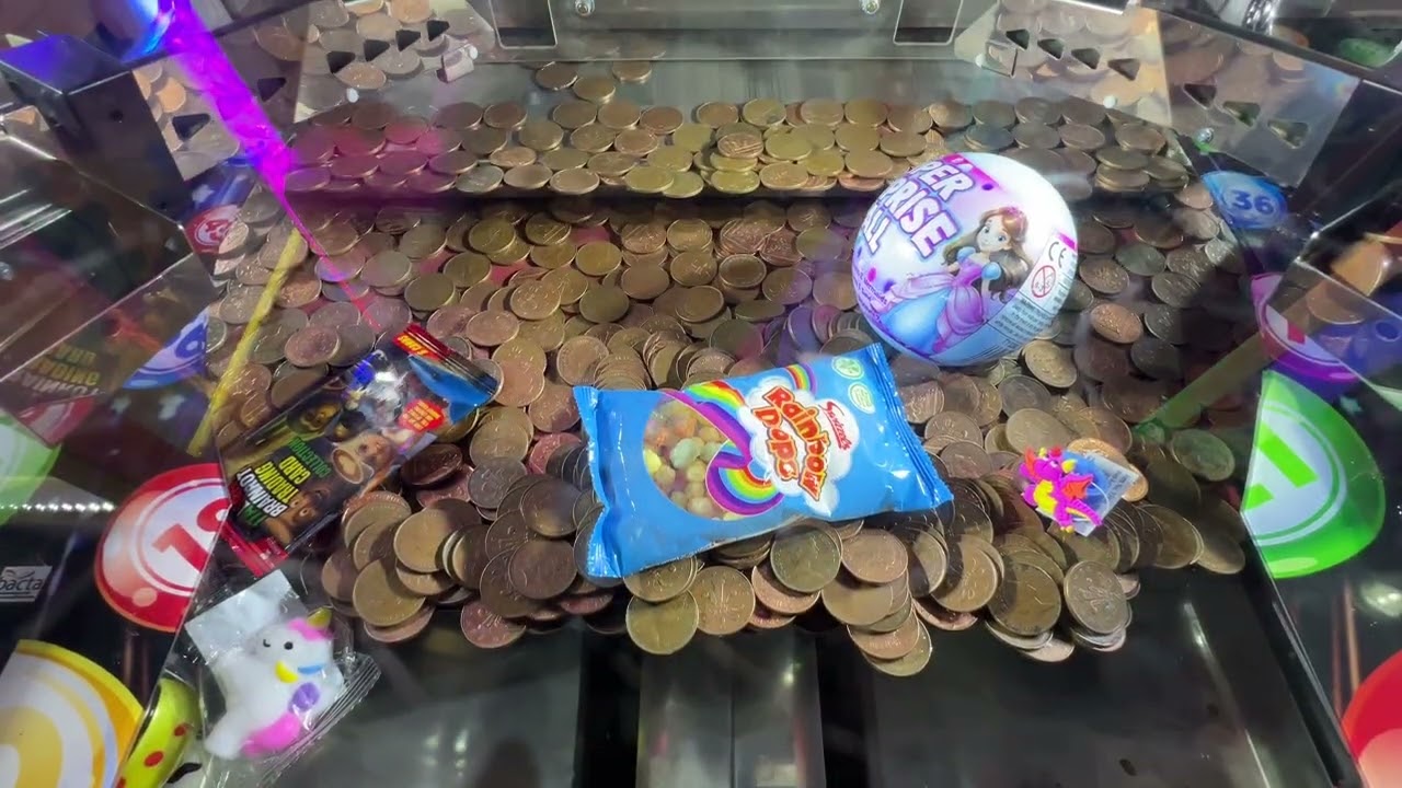 Arcade Pusher Prizes! Olympia Cleveleys