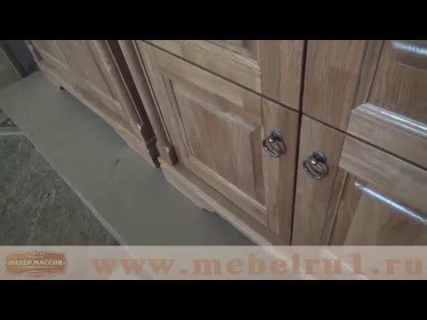 Буфет "Цезарь низкий" из массива дуба