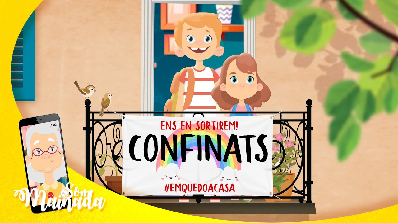 💛 Som Mainada | CONFINATS 😷👌 | A casa també s'hi està la mar de bé! ♪♫♬