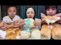 ASMR LAVA BUN MUKBANG |  KWAI EATING SHOW | CHINESE DESSERT