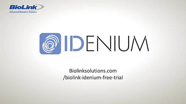 BioLink IDenium Enterprise Biometric Authentication Managed from Microsoft Active Directory