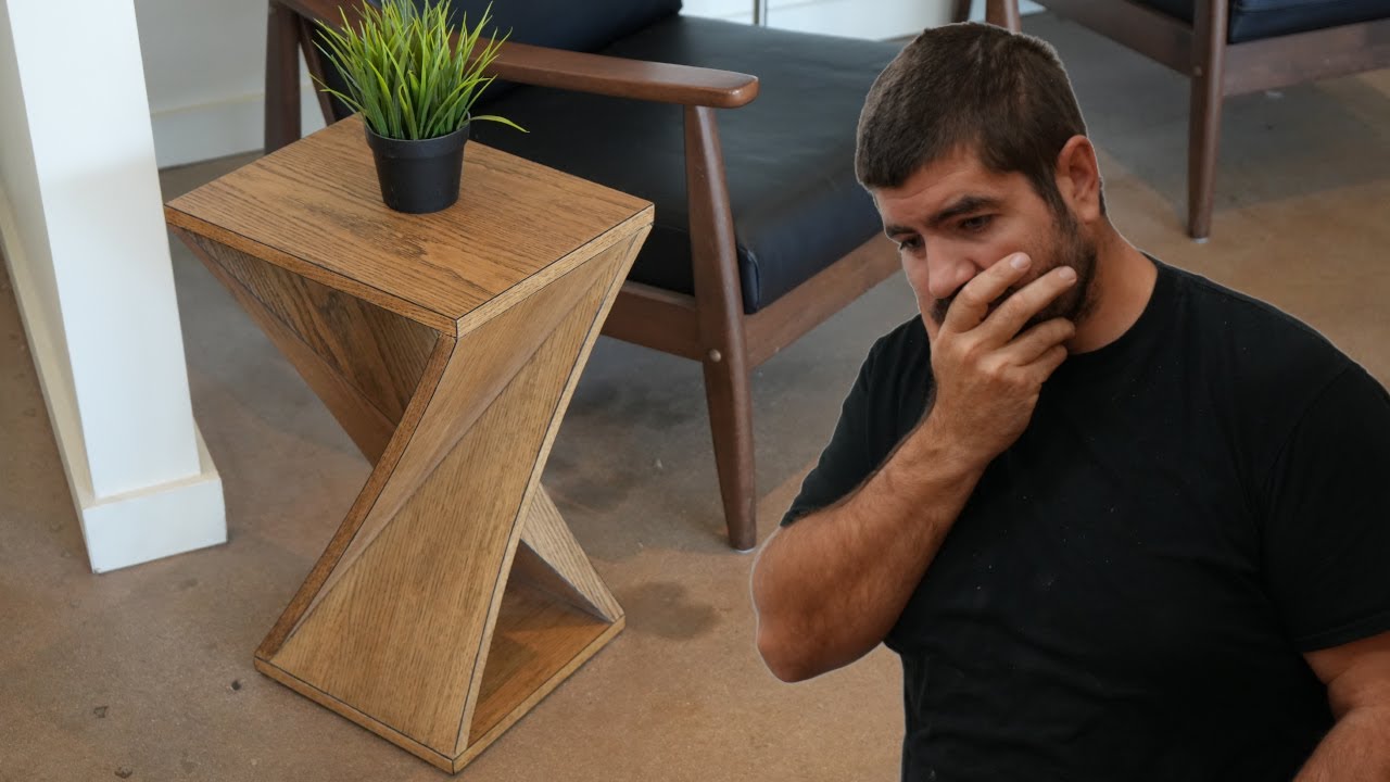 Twisted End Table (My Most Frustrating Project Ever) - YouTube