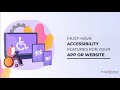 Must Have Accessibility Features for Your App or Website