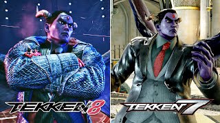 TEKKEN 8 vs. TEKKEN 7 - Rage Arts Comparison