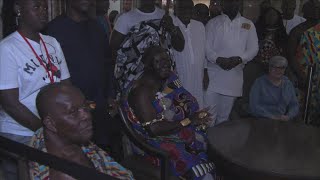Ghana King Serves As Honorary Peabody Duckmaster