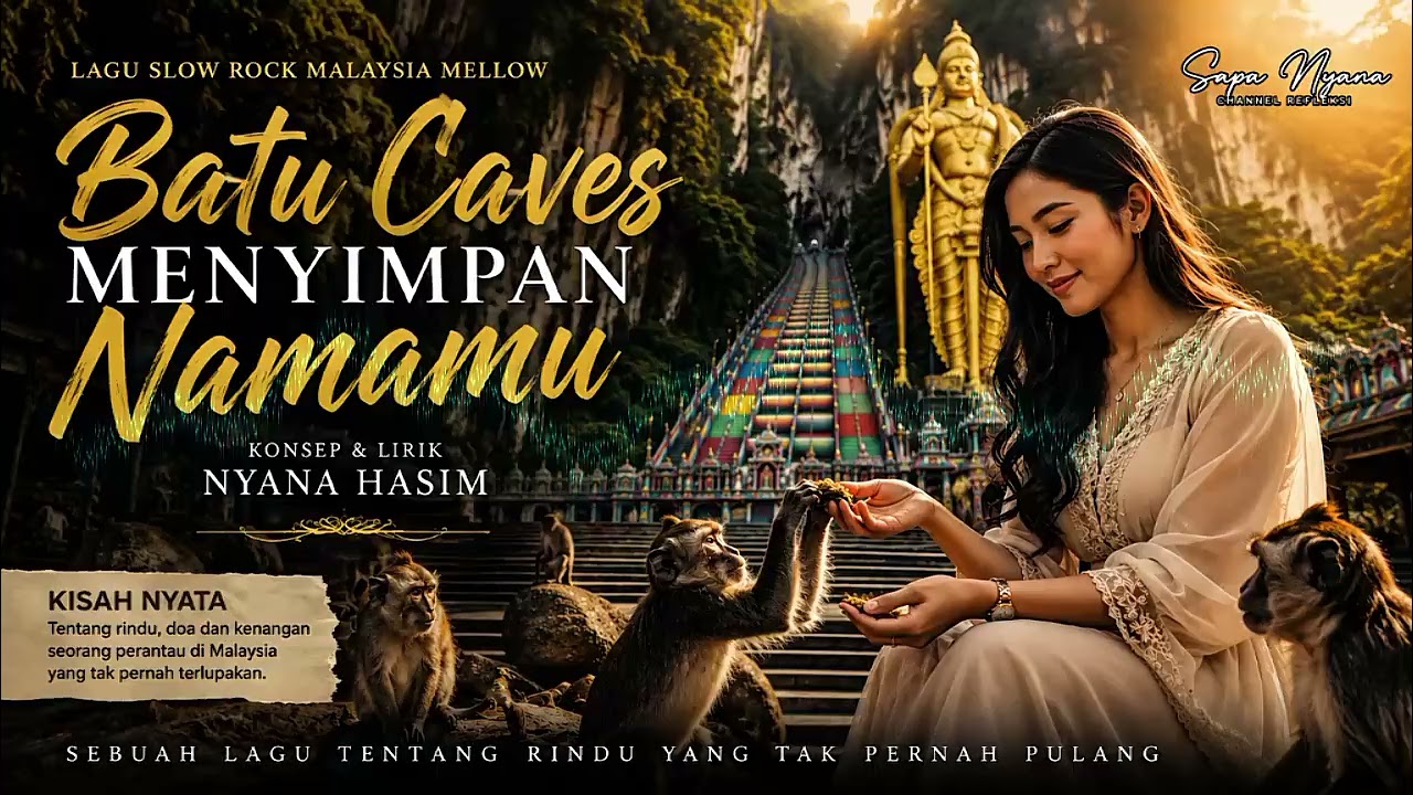 Batu Caves Menyimpan Namamu | Lagu Slow Rock Malaysia Mellow 2026 | Kisah Perantau di Malaysia