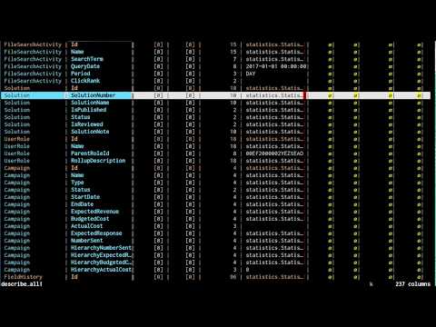 VisiData case study #7: wrangling hundreds of csv files