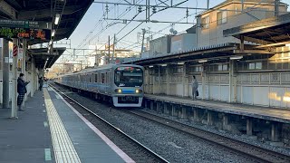 JR東日本埼京線　東京臨海高速鉄道70-000系　十条駅入線