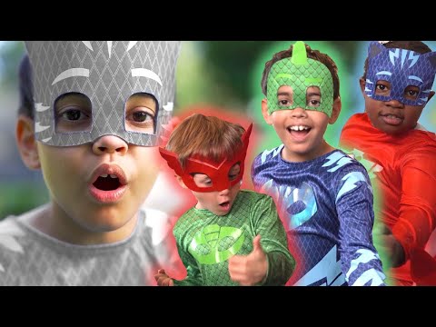 PJ Masks in Real Life Full Episodes ⭐️ BOO BOO, Wrong Colors, Slime Rescue | PJ Masks