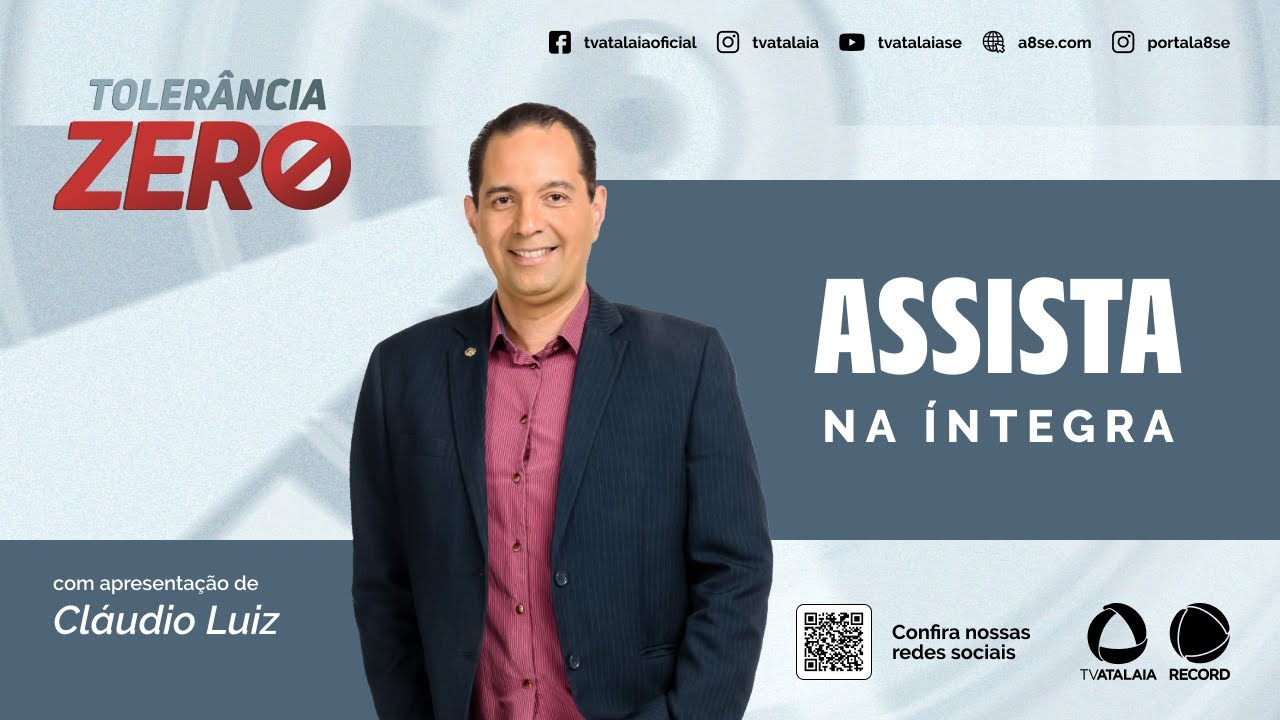 TOLERANCIA ZERO  AO VIVO: TV ATALAIA  19/01/2026