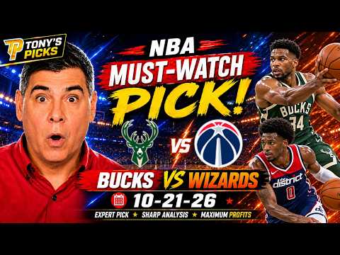 Milwaukee Bucks vs Washington Wizards Pick 10/21/26 NBA Pick Prediction